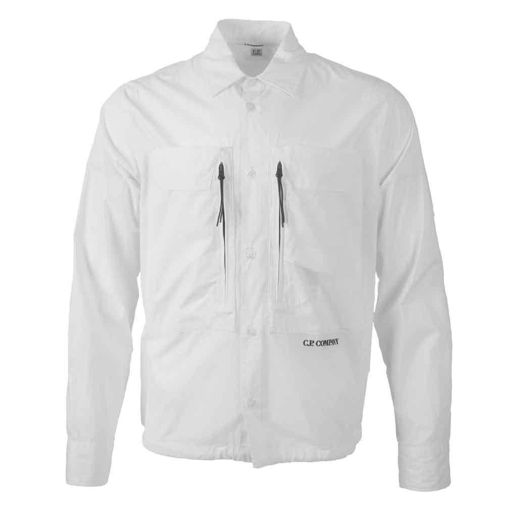 C.P. Company Popeline Overhirt in White