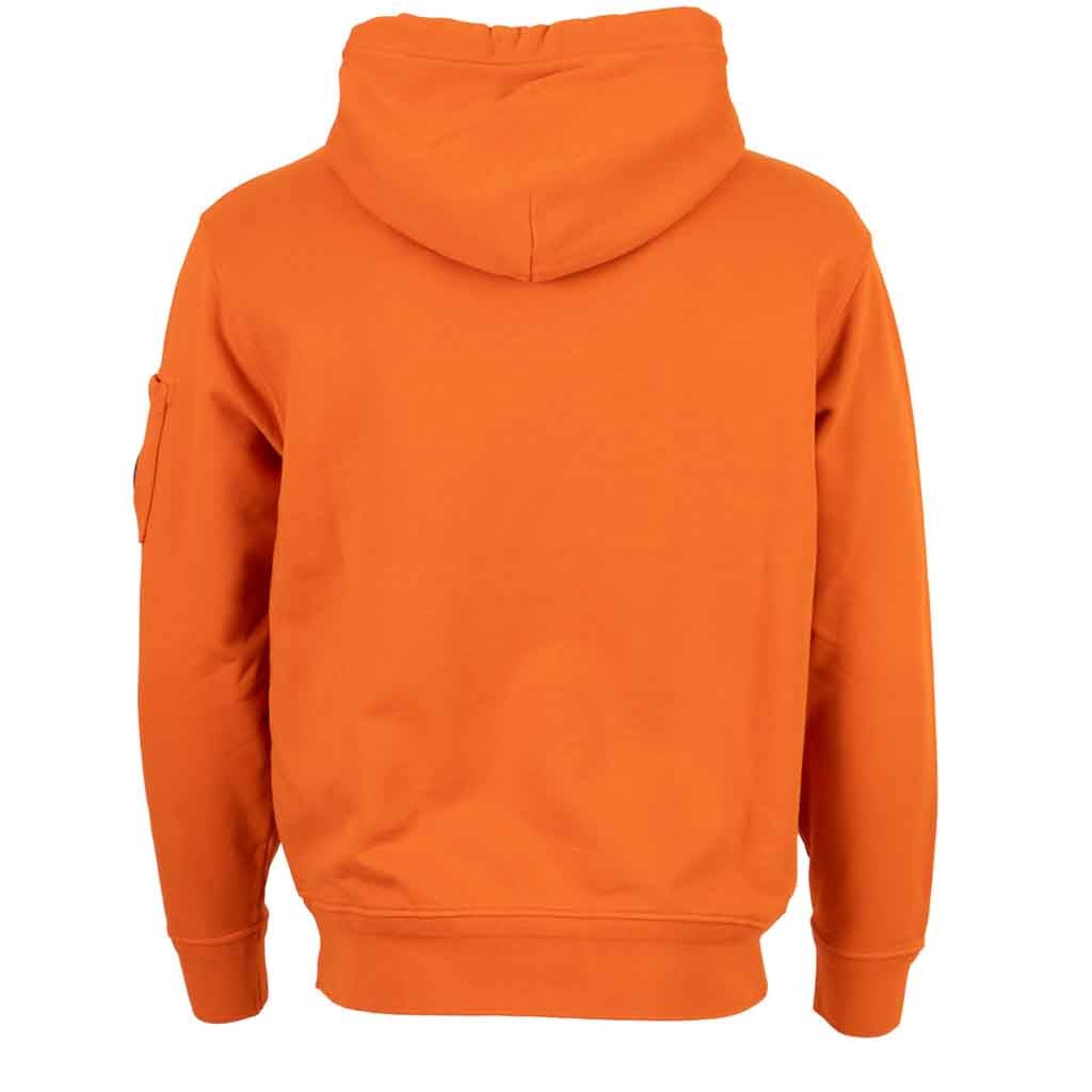 C.P. Company Resist Dyed Lens Hoodie in Orange