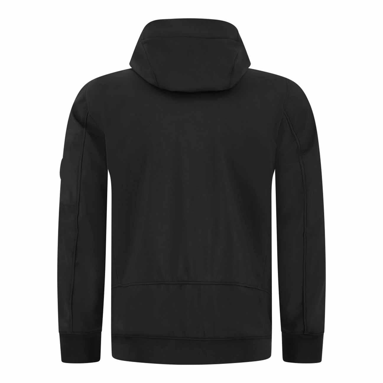 C.P. Company Shell-R Lens Hooded Jacket in Black