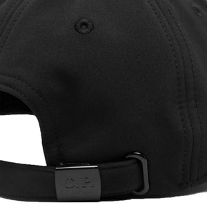 C.P. Company Shell - R Logo Cap in BlackHatsC.P. CompanyDPUS Designer Outlet7620943882124C.P. Company Shell - R Logo Cap in Black