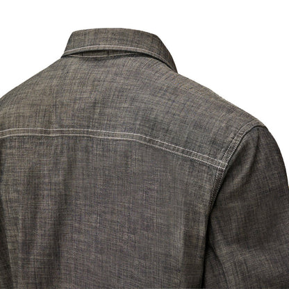 [C.P. Company] Shirts Short Sleeve In Chambray 4.75 OzC.P. CompanyDPUS Designer Outlet7622792776081Washed And Dried + ResineS[C.P. Company] Shirts Short Sleeve In Chambray 4.75 Oz