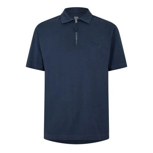 C.P. Company Short Sleeve Half Zip PoloT-ShirtC.P. CompanyDPUS Designer Outlet7622792806795NavySC.P. Company Short Sleeve Half Zip Polo