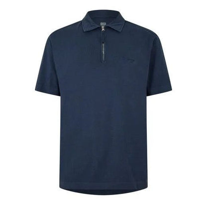C.P. Company Short Sleeve Half Zip PoloT-ShirtC.P. CompanyDPUS Designer Outlet7622792806795NavySC.P. Company Short Sleeve Half Zip Polo