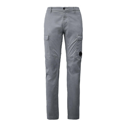 C.P. Company Stretch Sateen Cargo Pant In Gunmetal