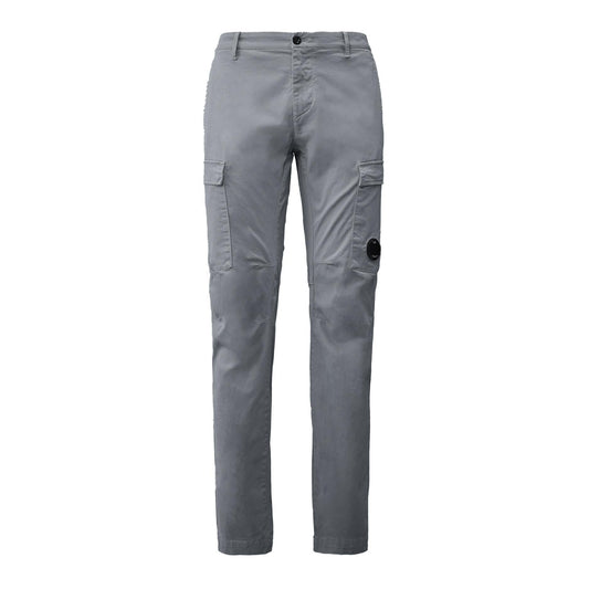 C.P. Company Stretch Sateen Cargo Pant In Gunmetal