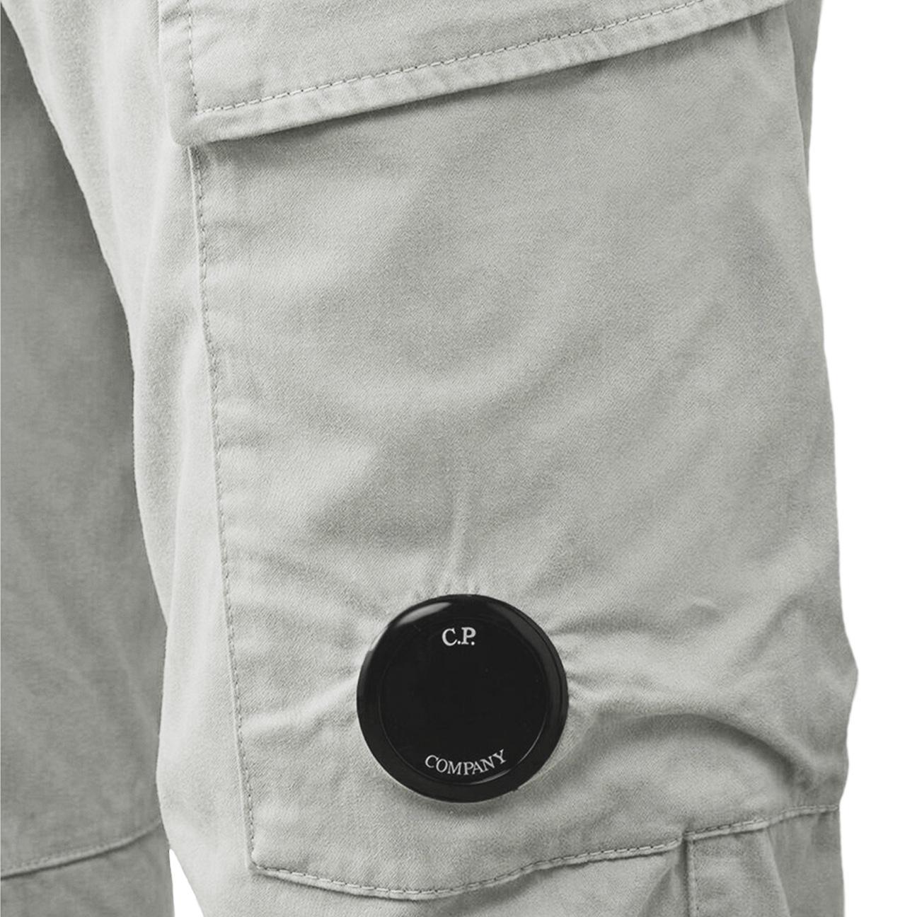 C.P. Company Stretch Sateen Cargo Pant in London Fog