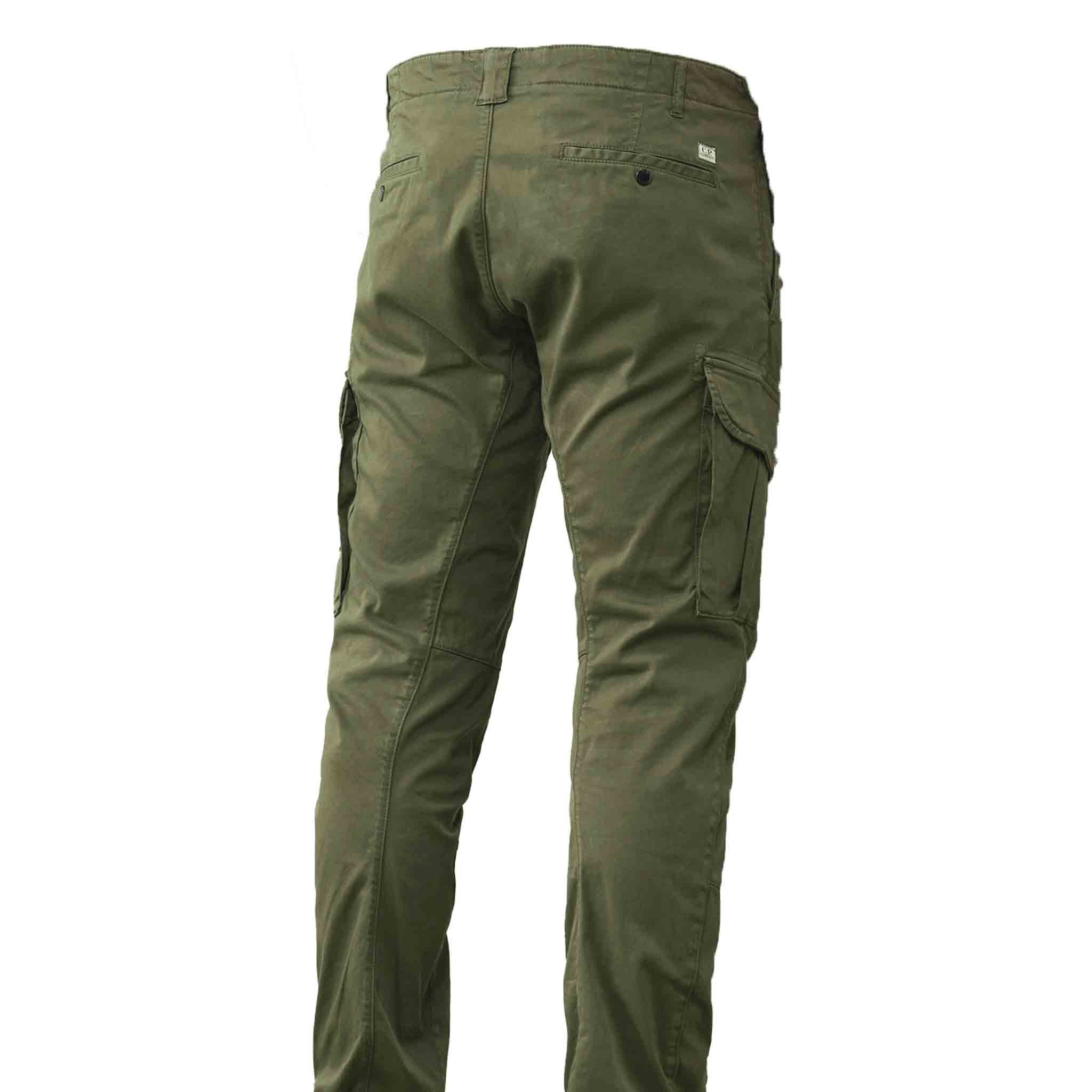 C.P. Company Stretch Sateen Ergonomic Logo Cargo Pants in Agave GreenTrousersC.P. CompanyDPUS762094371833146C.P. Company Stretch Sateen Ergonomic Logo Cargo Pants in Agave Green