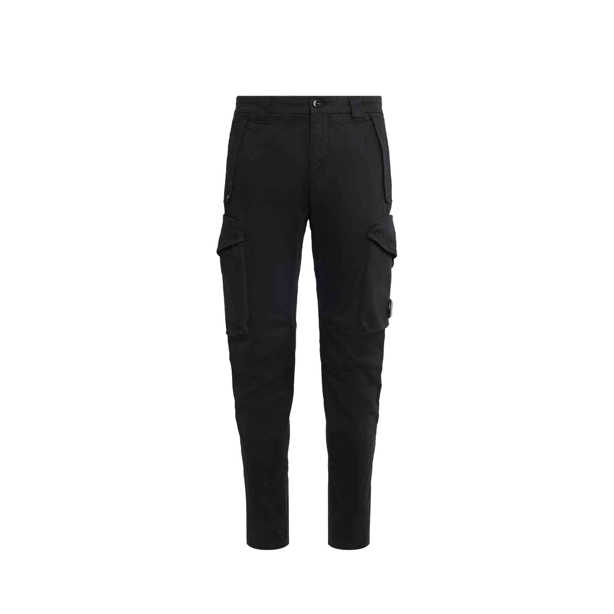 C.P. Company Stretch Sateen Ergonomic Pants in BlackTrousersC.P. CompanyDPUS762094357772344C.P. Company Stretch Sateen Ergonomic Pants in Black