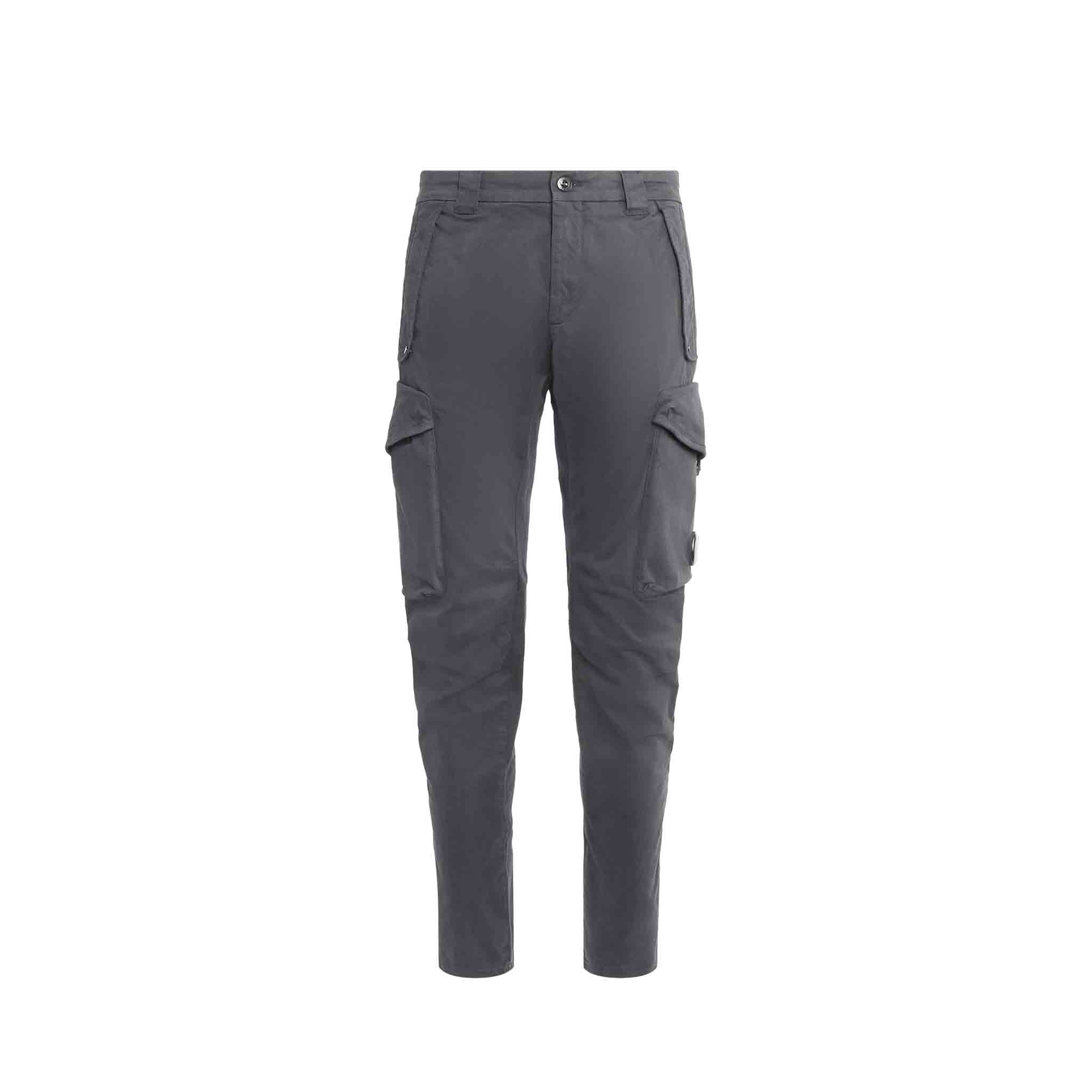 C.P. Company Stretch Sateen Ergonomic Pants in Forged Iron - GreyTrousersC.P. CompanyDPUS762094359567344C.P. Company Stretch Sateen Ergonomic Pants in Forged Iron - Grey