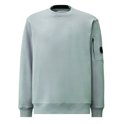 [C.P. Company] Sweatshirts Crew Neck In Diagonal Raised FleeceKnitwearC.P. CompanyDPUS Designer OutletSilver BlueXS[C.P. Company] Sweatshirts Crew Neck In Diagonal Raised Fleece