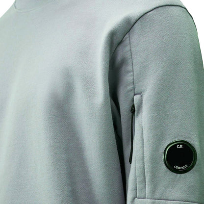[C.P. Company] Sweatshirts Crew Neck In Diagonal Raised FleeceKnitwearC.P. CompanyDPUS Designer OutletSilver BlueXS[C.P. Company] Sweatshirts Crew Neck In Diagonal Raised Fleece