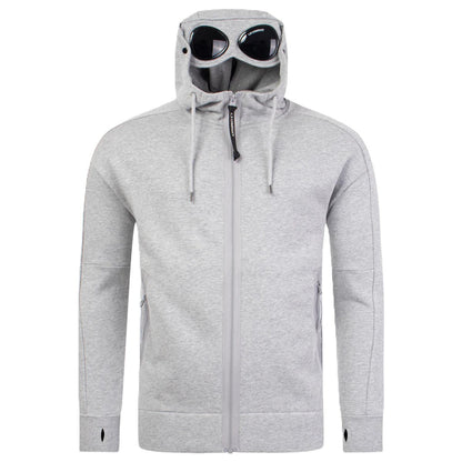 C.P. Company Sweatshirts - Hooded OpenHoodies & Zip-UpsC.P. CompanyDPUS Designer Outlet7620943475081Grey MelangeXSC.P. Company Sweatshirts - Hooded Open
