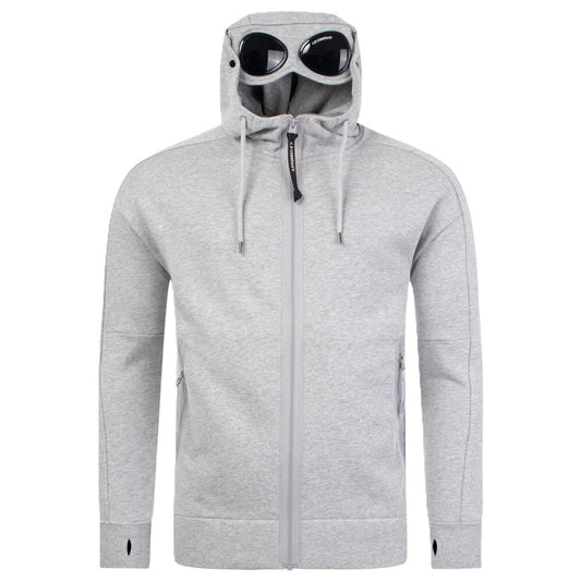 C.P. Company Sweatshirts - Hooded OpenHoodies & Zip-UpsC.P. CompanyDPUS Designer Outlet7620943475081Grey MelangeXSC.P. Company Sweatshirts - Hooded Open