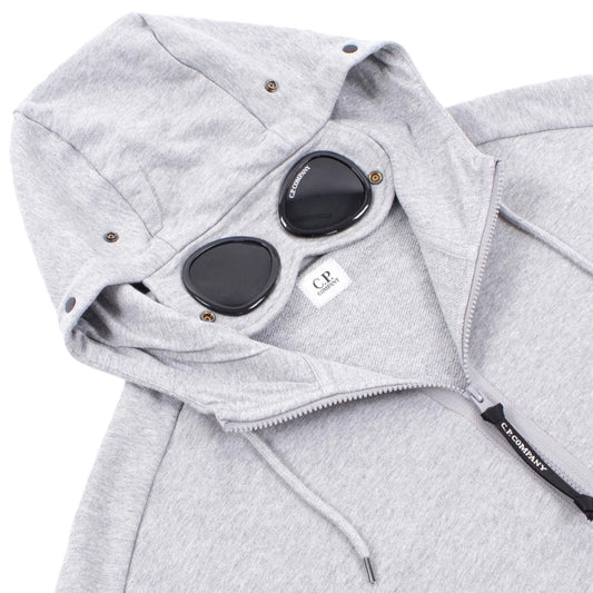 C.P. Company Sweatshirts - Hooded OpenHoodies & Zip-UpsC.P. CompanyDPUS Designer Outlet7620943475081Grey MelangeXSC.P. Company Sweatshirts - Hooded Open