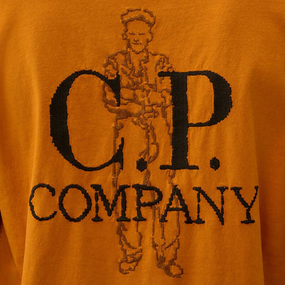 [C.P. Company] T-Shirts Short Sleeve In 1020 JerseyT-ShirtC.P. CompanyDPUS Designer Outlet7622792814493Desert SunS[C.P. Company] T-Shirts Short Sleeve In 1020 Jersey