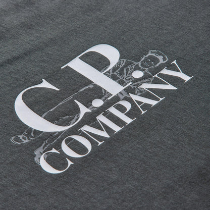C.P. Company Vertical Logo T-Shirt in Dark ShadowT-ShirtsC.P. CompanyDPUS Designer Outlet7622792336872SC.P. Company Vertical Logo T-Shirt in Dark Shadow