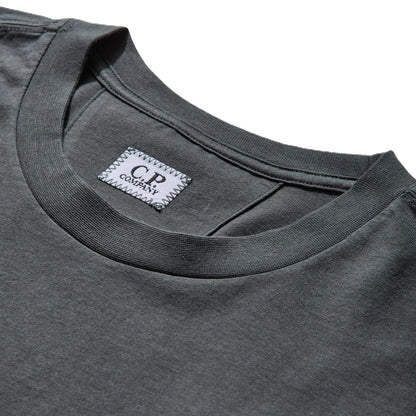 C.P. Company Vertical Logo T-Shirt in Dark ShadowT-ShirtsC.P. CompanyDPUS Designer Outlet7622792336872SC.P. Company Vertical Logo T-Shirt in Dark Shadow