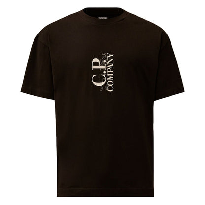 [C.P. Company] Vertical Logo T-ShirtT-ShirtC.P. CompanyDPUS Designer OutletBlackXS[C.P. Company] Vertical Logo T-Shirt