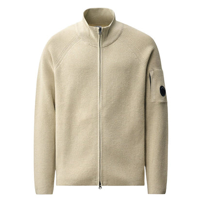 [C.P. Company] Waffle Knitwear CardiganKnitwearC.P. CompanyDPUS Designer Outlet21CMKN058A-110754A-120-S7622792850293Silver BirchS[C.P. Company] Waffle Knitwear Cardigan