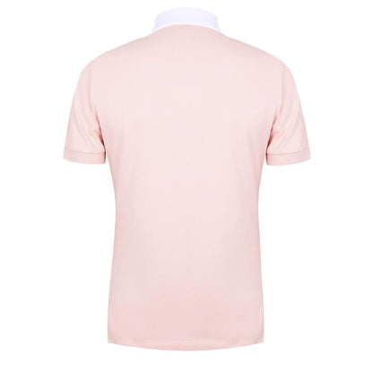 Vivienne Westwood White Collar Short Sleeve Polo in Pink