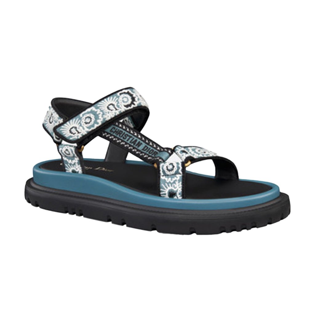 [Dior] D - Wave Canvas SandalShoesDiorDPUS Designer OutletKCQ916BBE84B353617062715451Black/Blue35[Dior] D - Wave Canvas Sandal