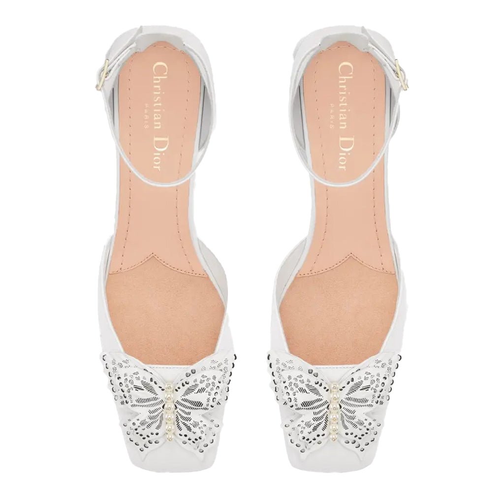 [Dior] Tale Pump BallerineShoesDiorDPUS Designer OutletKCB851VSO10W4153617062808184White41.5[Dior] Tale Pump Ballerine