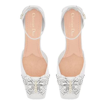 [Dior] Tale Pump BallerineShoesDiorDPUS Designer OutletKCB851VSO10W4153617062808184White41.5[Dior] Tale Pump Ballerine