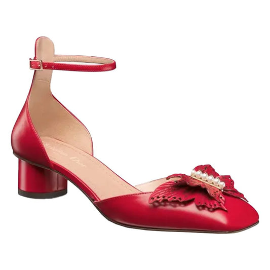 [Dior] Tale Pump BallerineShoesDiorDPUS Designer OutletKCB851VSO54R353617062612361Red35[Dior] Tale Pump Ballerine
