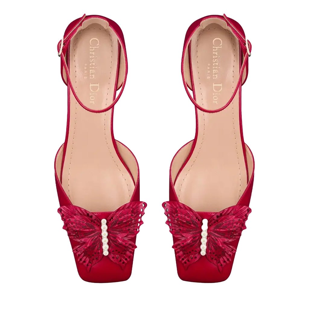 [Dior] Tale Pump BallerineShoesDiorDPUS Designer OutletKCB851VSO54R353617062612361Red35[Dior] Tale Pump Ballerine