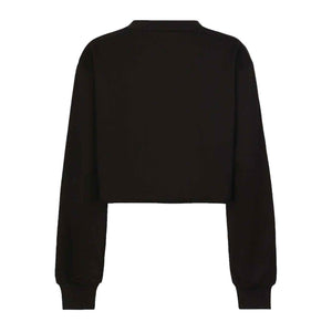 Dolce & Gabbana Ladies Cropped Sweatshirt in BlackSweatshirtsDolce & GabbanaDPUS805899004297738Dolce & Gabbana Ladies Cropped Sweatshirt in Black