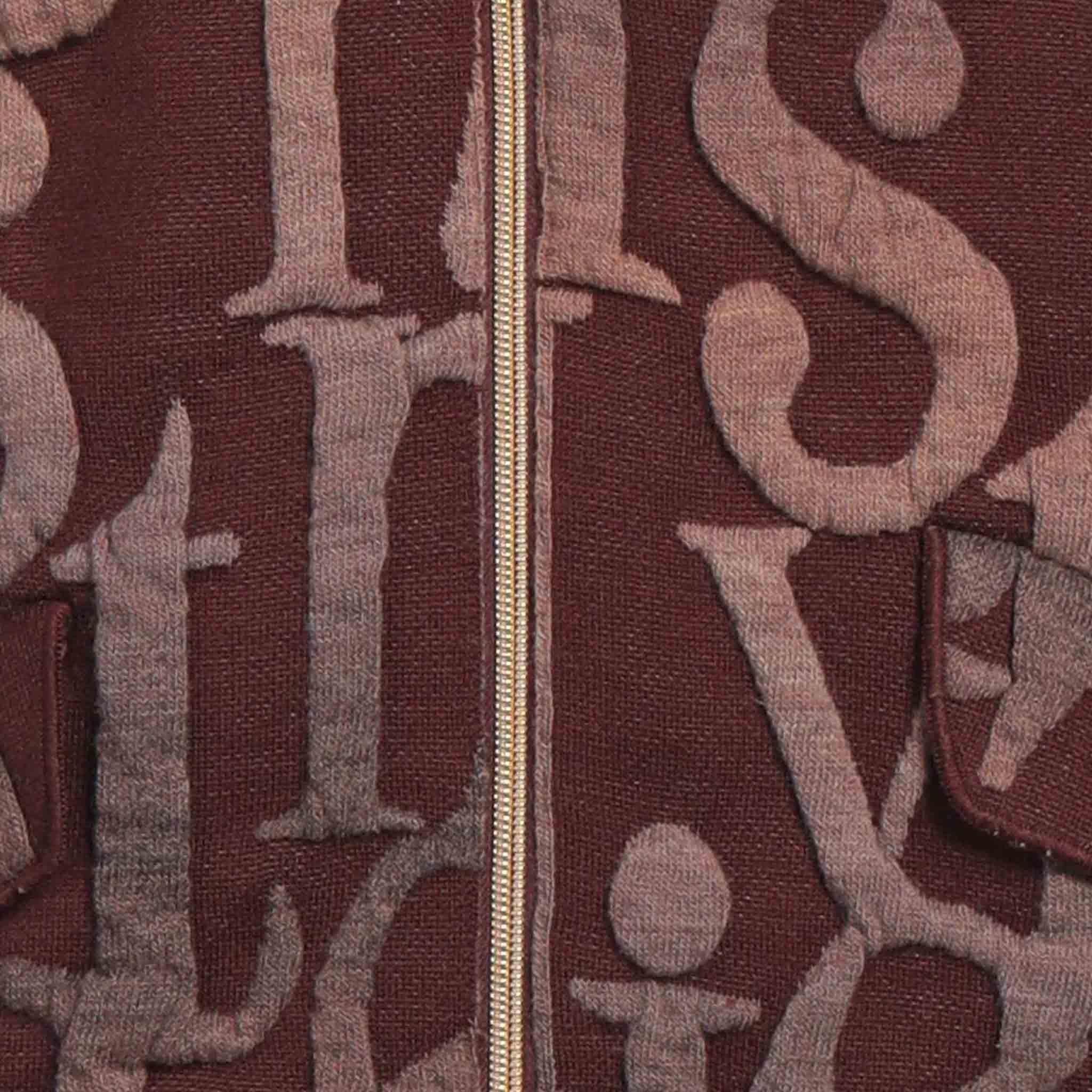 Vivienne Westwood Nicola Logomania Bomber Jacket in Brown