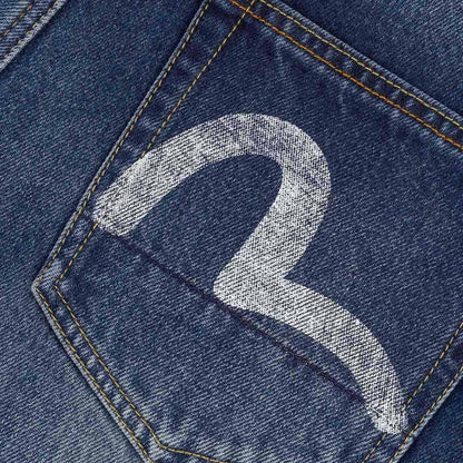 Evisu 3D Painted Seagull Denim Jeans in IndigoTrousersDPUS Designer OutletDPUS Designer Outlet2000294523047SEvisu 3D Painted Seagull Denim Jeans in Indigo