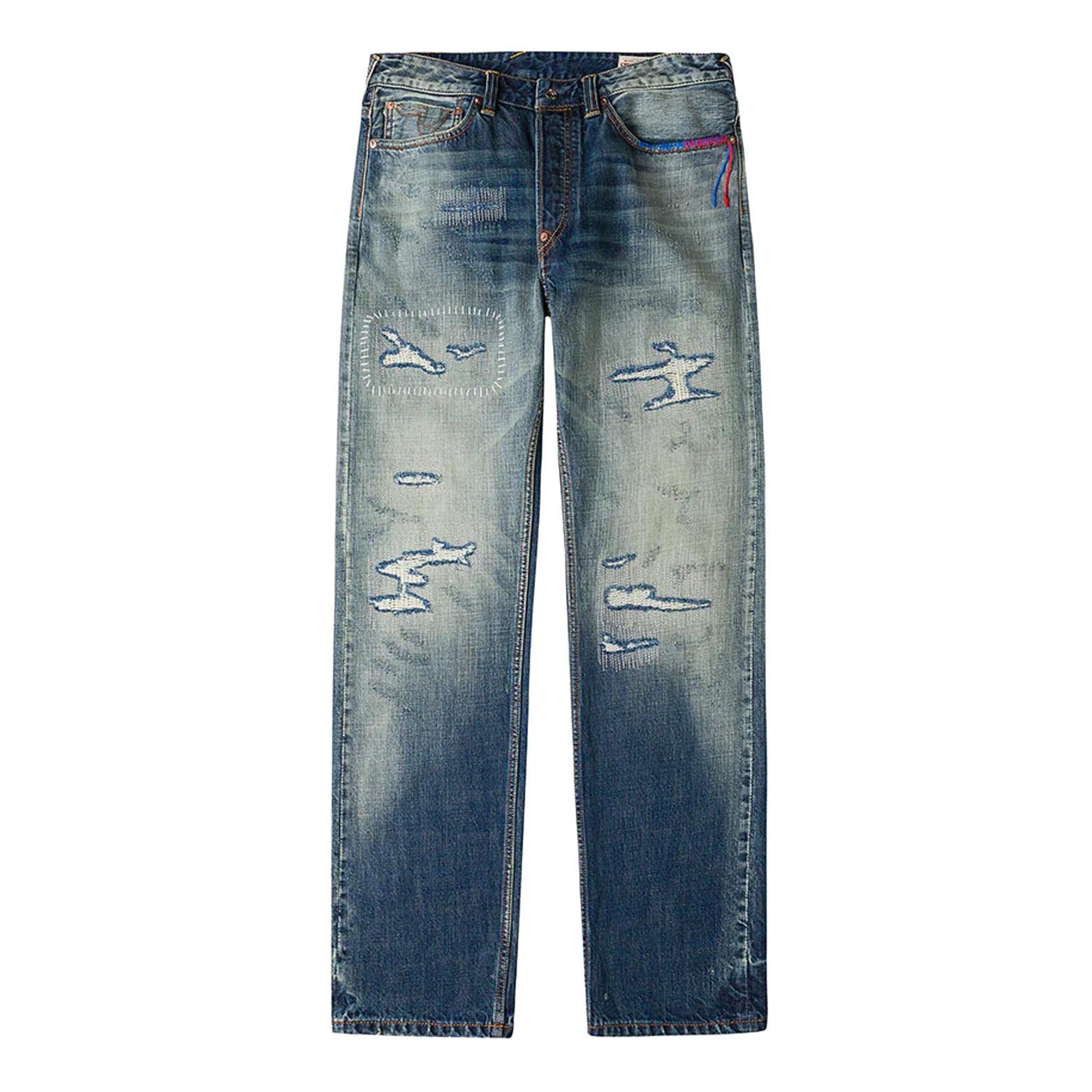 Evisu 7 - Pocked Washed Jeans W/ Emb. Seagull in IndigoTrousersDPUS Designer OutletDPUS Designer Outlet200029225810129Evisu 7 - Pocked Washed Jeans W/ Emb. Seagull in Indigo