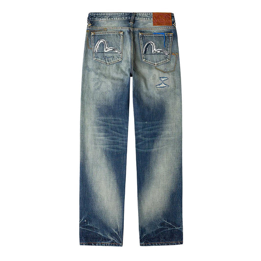 Evisu 7 - Pocked Washed Jeans W/ Emb. Seagull in IndigoTrousersDPUS Designer OutletDPUS Designer Outlet200029225810129Evisu 7 - Pocked Washed Jeans W/ Emb. Seagull in Indigo