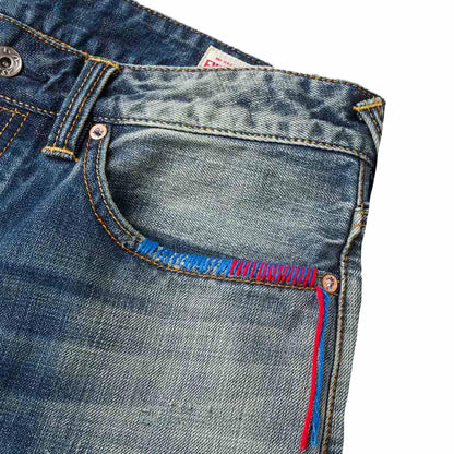 Evisu 7 - Pocked Washed Jeans W/ Emb. Seagull in IndigoTrousersDPUS Designer OutletDPUS Designer Outlet200029225810129Evisu 7 - Pocked Washed Jeans W/ Emb. Seagull in Indigo