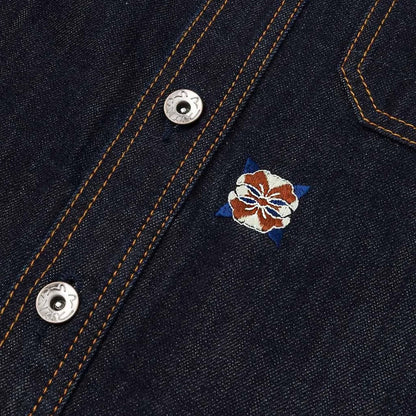 Evisu Ao Embroidery Denim Shirt Jacket in IndigoCoats & JacketsDPUS Designer OutletDPUS Designer Outlet2000292256046SEvisu Ao Embroidery Denim Shirt Jacket in Indigo