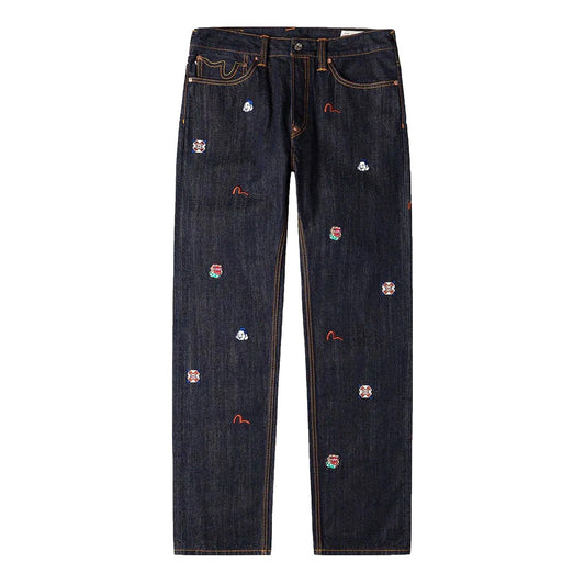 Evisu Ao Embroidery Jeans in IndigoTrousersDPUS Designer OutletDPUS Designer Outlet200029226010429Evisu Ao Embroidery Jeans in Indigo