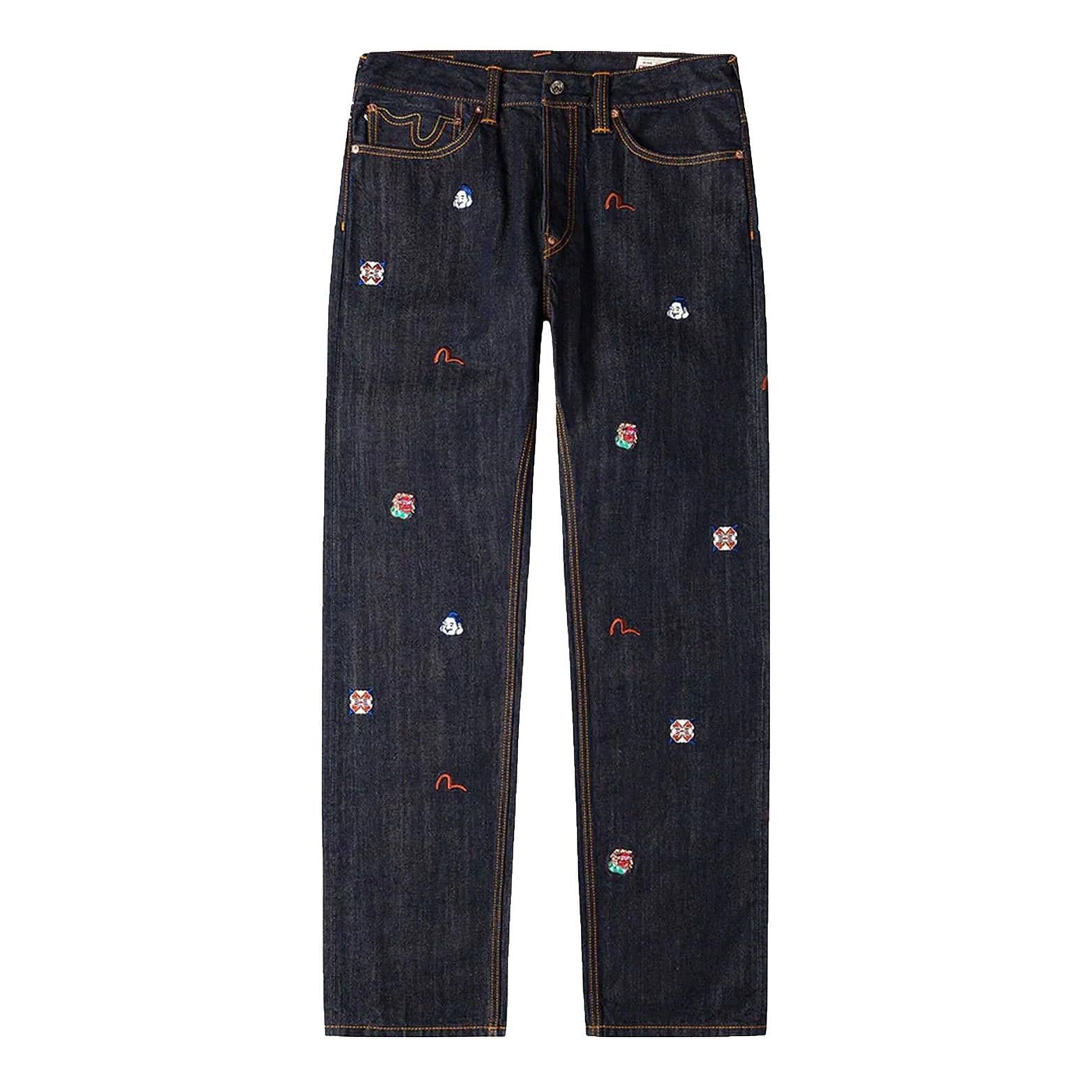 Evisu Ao Embroidery Jeans in IndigoTrousersDPUS Designer OutletDPUS Designer Outlet200029226010429Evisu Ao Embroidery Jeans in Indigo