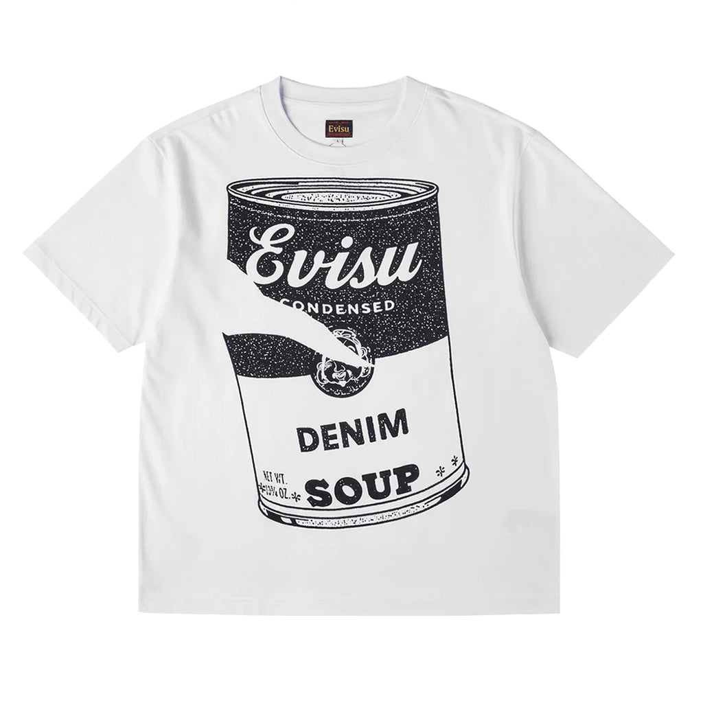 Evisu Ej, Denim Soup S/S TeeEvisuDPUS Designer Outlet2000305528047WhiteSEvisu Ej, Denim Soup S/S Tee