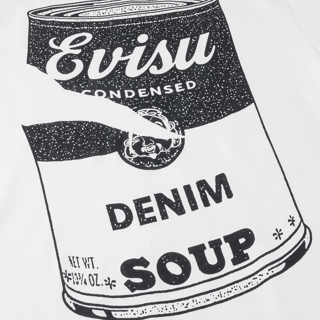 Evisu Ej, Denim Soup S/S TeeEvisuDPUS Designer Outlet2000305528047WhiteSEvisu Ej, Denim Soup S/S Tee