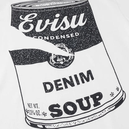 Evisu Ej, Denim Soup S/S TeeEvisuDPUS Designer Outlet2000305528047WhiteSEvisu Ej, Denim Soup S/S Tee