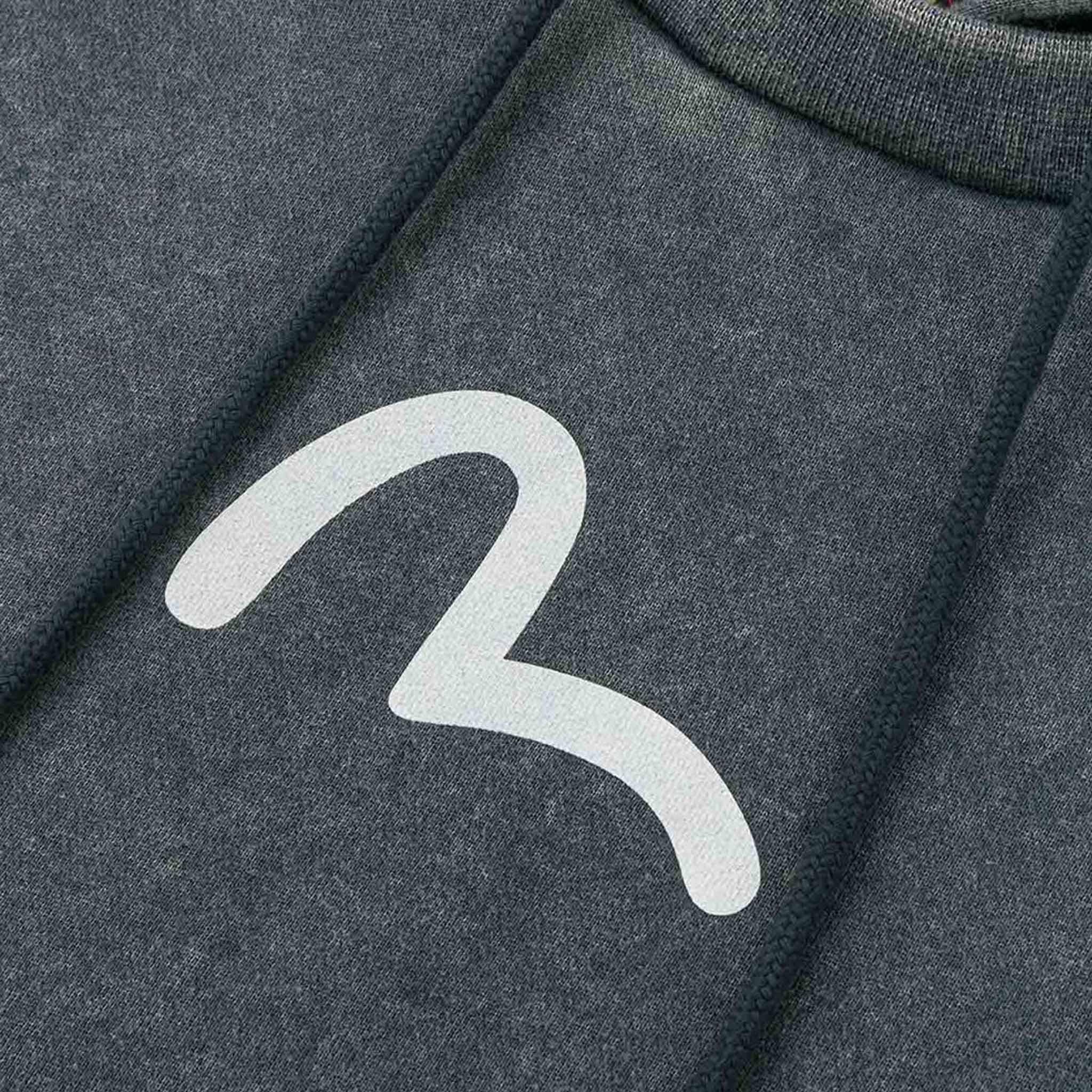 Evisu Heavy Weight Rib Panel Hoodie in Light GreyHoodies & Zip - UpsEvisuDPUS Designer Outlet2000292305041SEvisu Heavy Weight Rib Panel Hoodie in Light Grey
