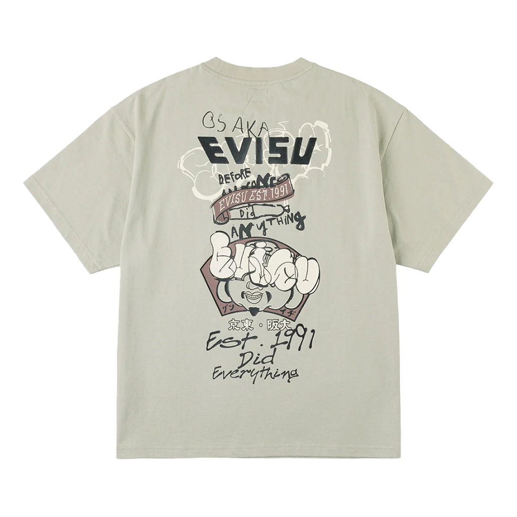 Evisu Ht, Graffiti Printed Ss TeeT-ShirtEvisuDPUS Designer Outlet2000305500043GreySEvisu Ht, Graffiti Printed Ss Tee