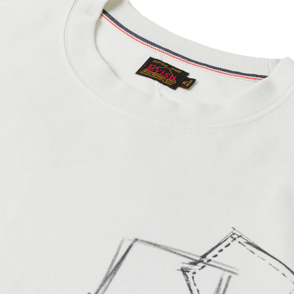 Evisu Ht, Hand-Drawn Multi-Pocket & Daicock Printed Ss TeeEvisuDPUS Designer Outlet2000305503044EcruSEvisu Ht, Hand-Drawn Multi-Pocket & Daicock Printed Ss Tee