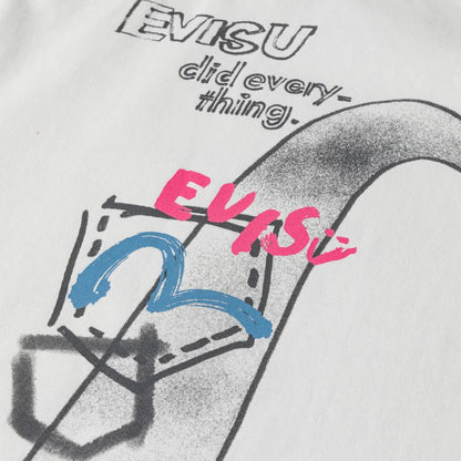 Evisu Ht, Hand-Drawn Multi-Pocket & Daicock Printed Ss TeeEvisuDPUS Designer Outlet2000305503044EcruSEvisu Ht, Hand-Drawn Multi-Pocket & Daicock Printed Ss Tee