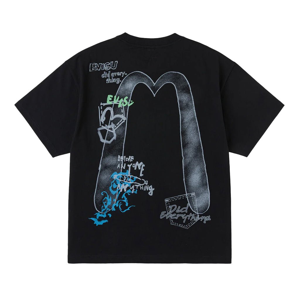 Evisu Ht, Hand-Drawn Multi-Pocket & Daicock Printed Ss TeeEvisuDPUS Designer Outlet2000305504041BlackSEvisu Ht, Hand-Drawn Multi-Pocket & Daicock Printed Ss Tee