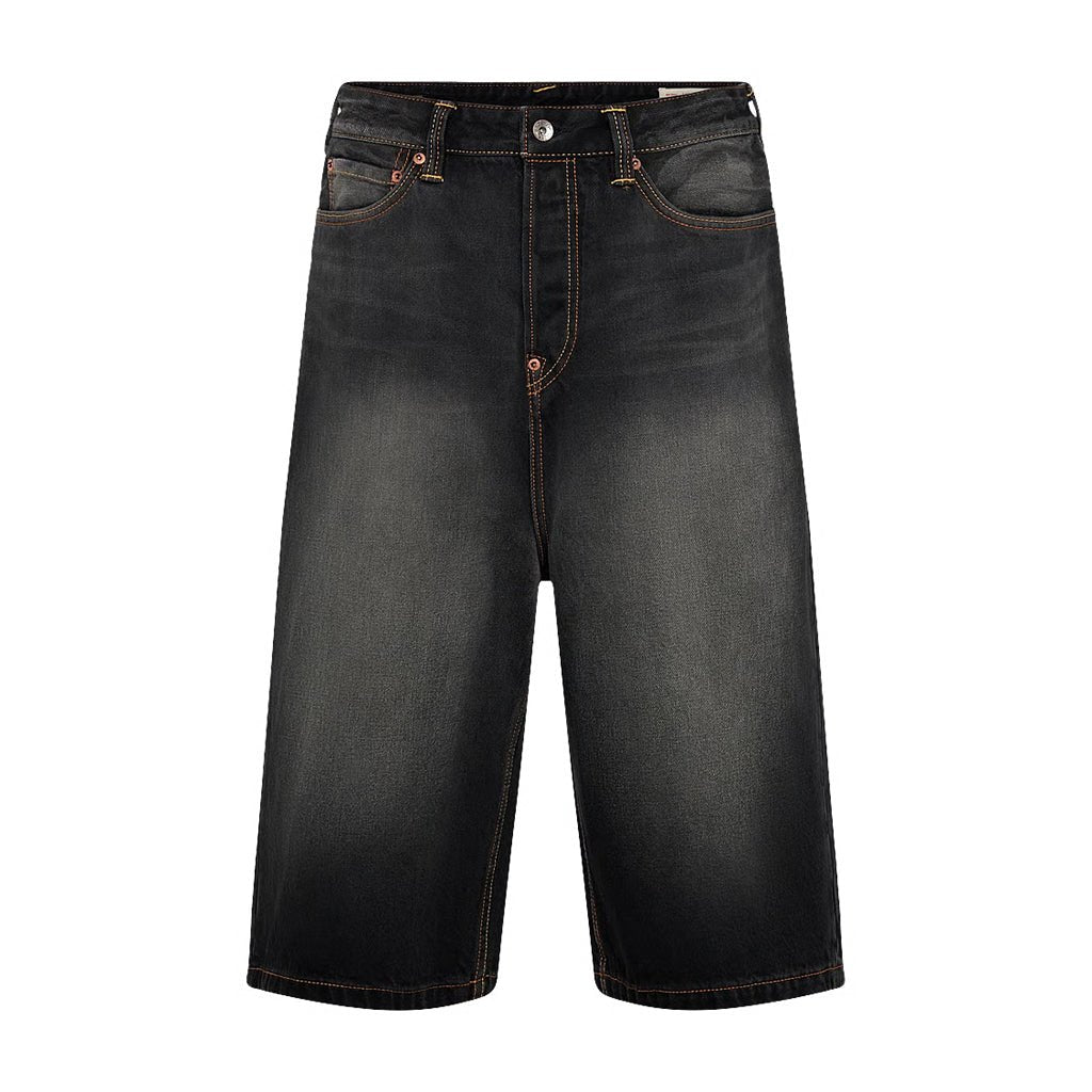 Evisu Ht, Seagull & Claw Marks Emb. Pocket Denim ShortsEvisuDPUS Designer Outlet2000305469098Dark Tone Black Denim28Evisu Ht, Seagull & Claw Marks Emb. Pocket Denim Shorts