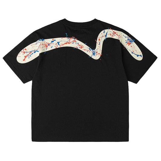 Evisu Ht, Seagull & Daicock Printed Ss Tee W/ SplashEvisuDPUS Designer Outlet2000305490047BlackSEvisu Ht, Seagull & Daicock Printed Ss Tee W/ Splash