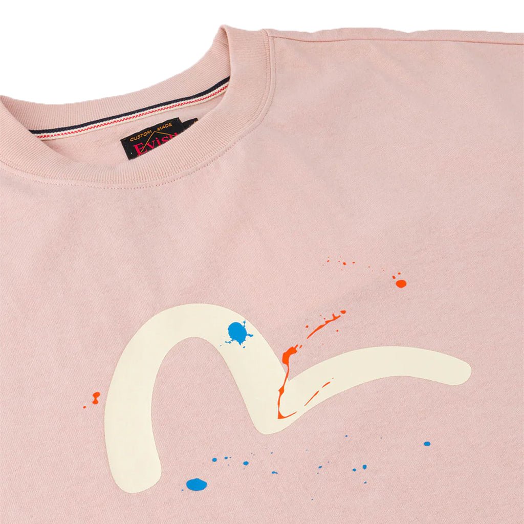 Evisu Ht, Seagull & Daicock Printed Ss Tee W/ SplashEvisuDPUS Designer Outlet2000305491044Dusty PinkSEvisu Ht, Seagull & Daicock Printed Ss Tee W/ Splash