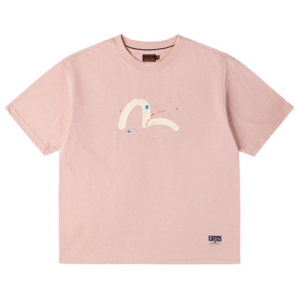 Evisu Ht, Seagull & Daicock Printed Ss Tee W/ SplashEvisuDPUS Designer Outlet2000305491044Dusty PinkSEvisu Ht, Seagull & Daicock Printed Ss Tee W/ Splash